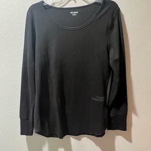Old navy black pj shirt